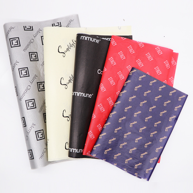 Fashionable Moisture-Proof Printed Custom Logo Gift Tissue Wrapping Paper for Clothing Shoes Clothes Packaging